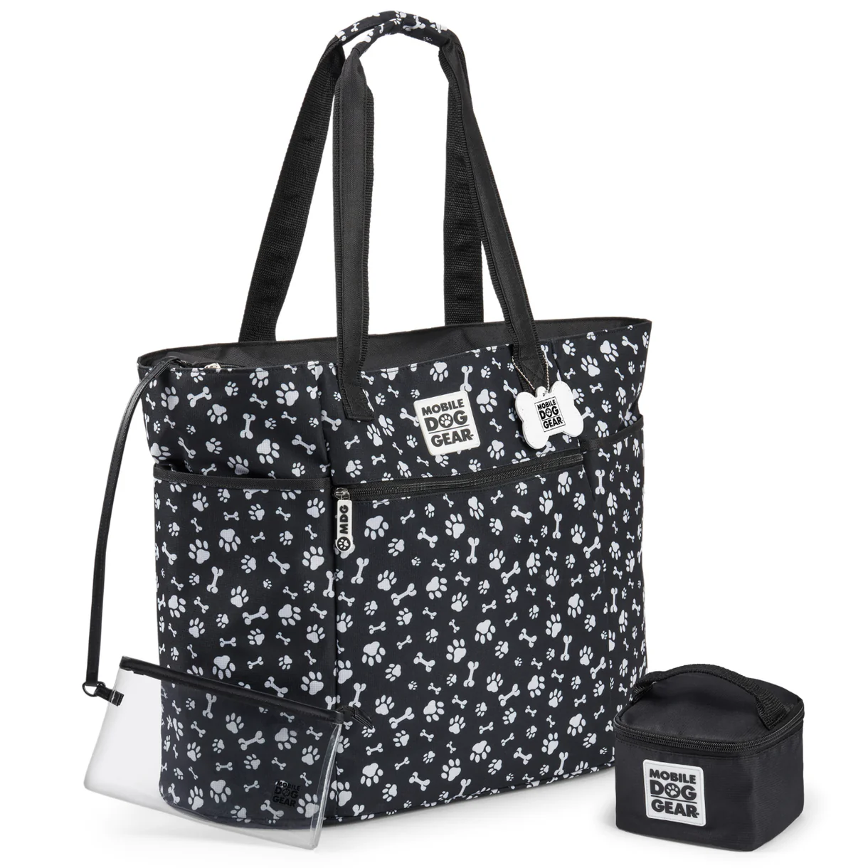 Mobile Dog Gear - Grand Sac fourre-tout | Noir et blanc