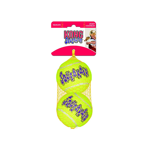 Kong - SqueakAir | Balle de tennis avec couineur large |  Pqt 2