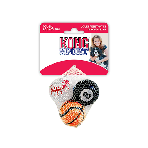 Kong - Sport Ball | Balle pour chien | Petit - Pqt 3
