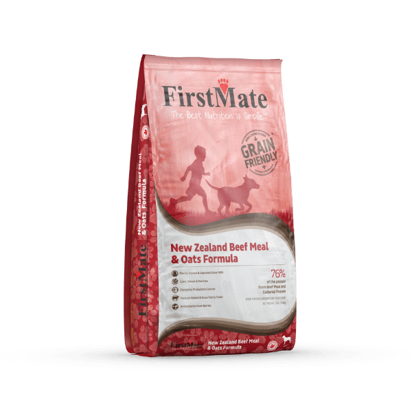 First Mate - Nourriture pour chien | Boeuf de la Nouvelle-Zélande et avoine - Grain Friendly