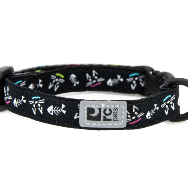 Rc Pets - Collier à motifs - Clip sécuritaire | Chat 1/2" x 8"-10"