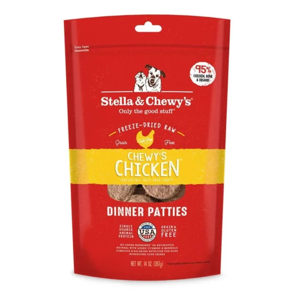Stella & Chewy's repas lyophilisé pour chien Poulet