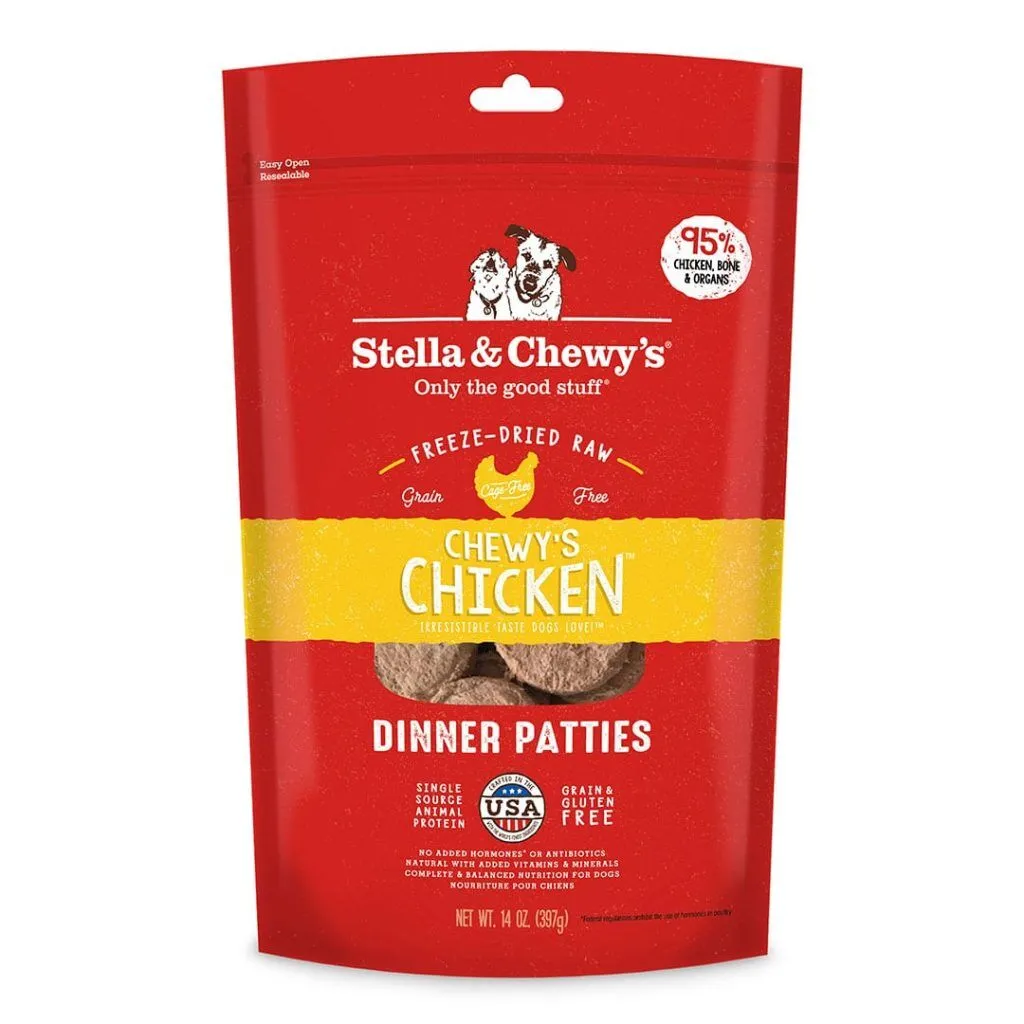 Stella & Chewy's repas lyophilisé pour chien Poulet