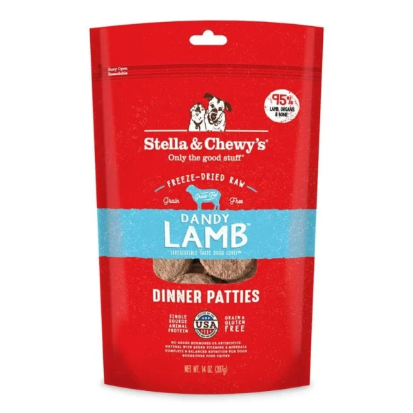 Stella & Chewy's repas lyophilisé pour chien Agneau