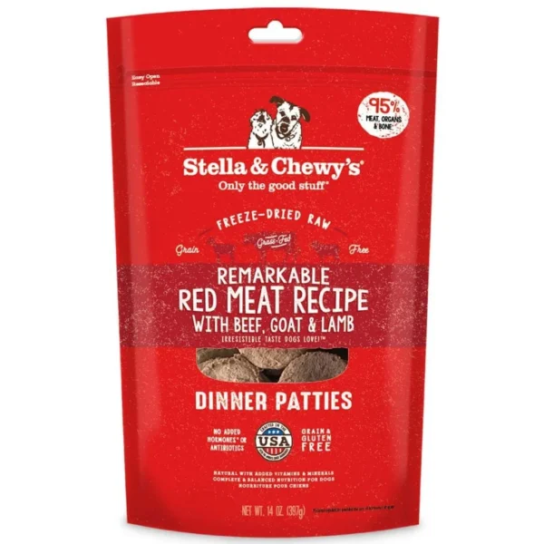 Stella & Chewy's repas lyophilisé pour chien Viandes rouge