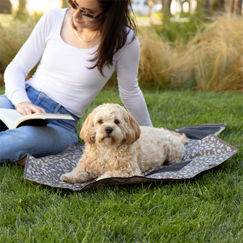 Sherpa® City Tote | Sac de transport et tapis convertibles pour animaux de compagnie lavables en machine, marron bois flotté - Moyen – Image 7