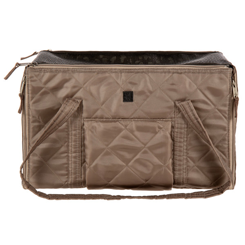 Sherpa® City Tote | Sac de transport et tapis convertibles pour animaux de compagnie lavables en machine, marron bois flotté - Moyen – Image 5