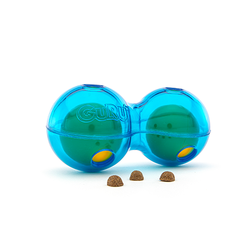 GURU - Jouet pour chien inteactif | Duo ball Moyen jusqu'a 60 lbs