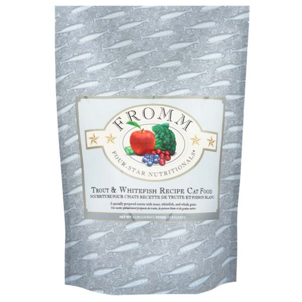 Fromm Four star pour chat sans grains Truite & poisson blanc