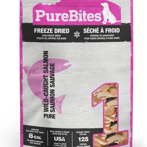PureBites - Gâteries pour chien - Recette de saumon - 70g