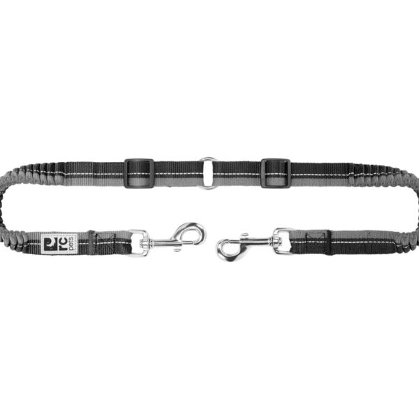 Rc Pets - Coupleur bungee | Chien - Noir 1" x 15-18"
