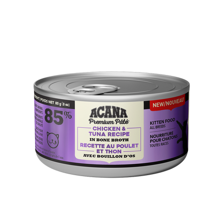 ACANA Premium Pâté pour chat et chaton Recette avec bouillon d'os