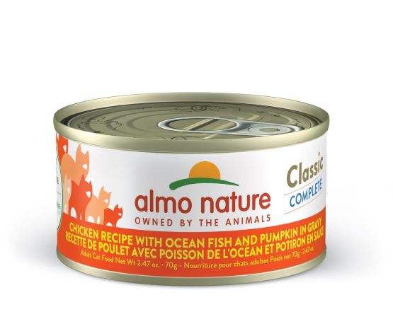 Almo nature classic complete en sauce pour chat | caisse de 12 x 70g