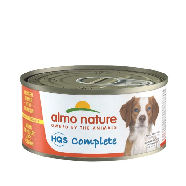Almo Nature Hqs complete chien dîné 156g