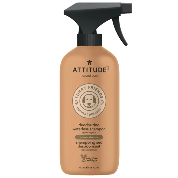 Attitude - Shampoing désodorisant et anti-démangeaison sans rinçage | Lavande - 473ml