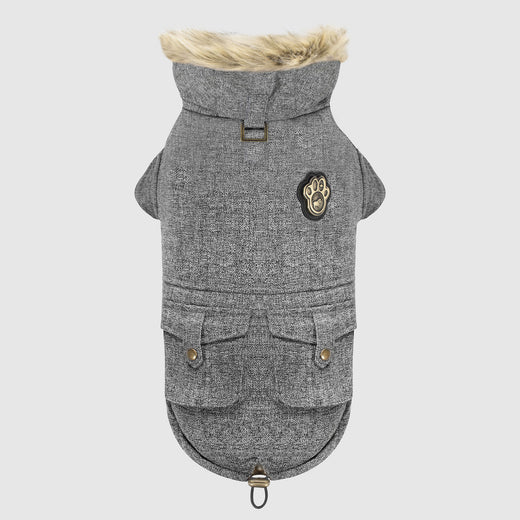 Canada Pooch - Veste d'hiver résistante à l'eau - Army Parka pour chien | Gris