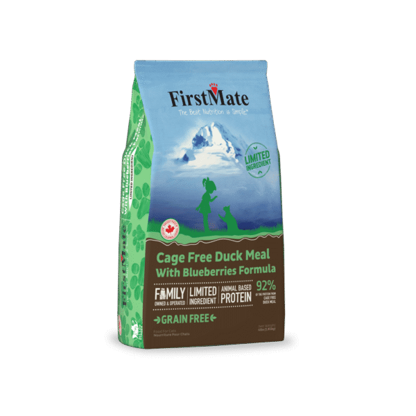 First Mate - Nourriture pour chat | Canard et bleuets - Ingrédients limités