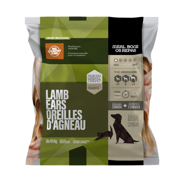 Big Country Raw - Oreille d'agneau | 1 lb