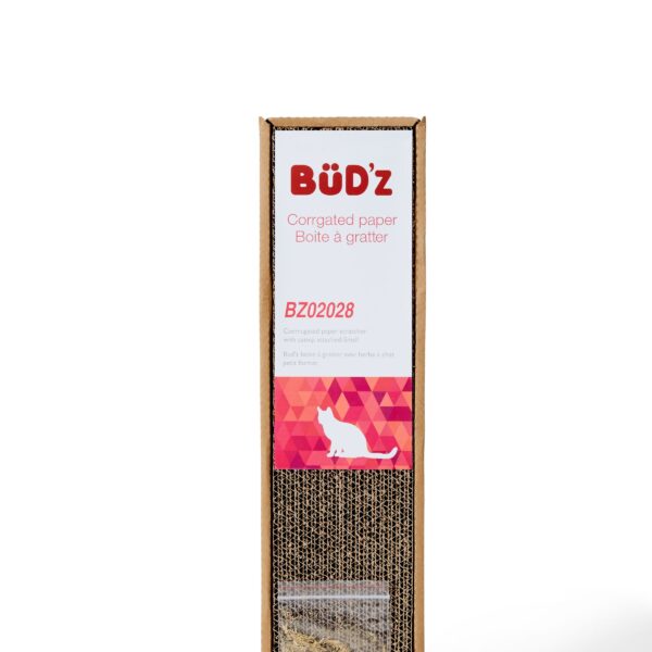 Bud'z Boite à Gratter En Carton, Avec Sachet D'herbe à Chat