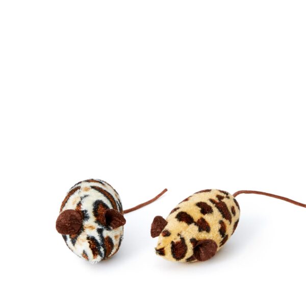 Bud'z Jouets Pour Chat - Souris, Blanche Et Beige 9cm