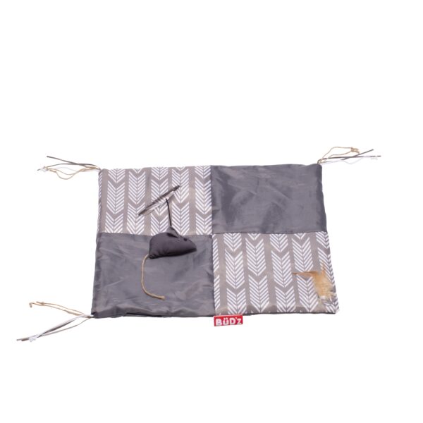 Bud'z - Jouet Pour Chat | Tapis De Jeux Gris 14.5"x17.5"
