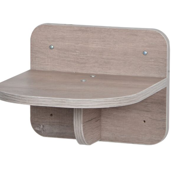 Bud'z perchoir mural - Tablette, gris 30 x 29, 5 x 25 cm