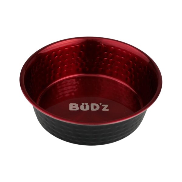 Bud'z Bol En Inox, Intérieur Martelé - Rouge