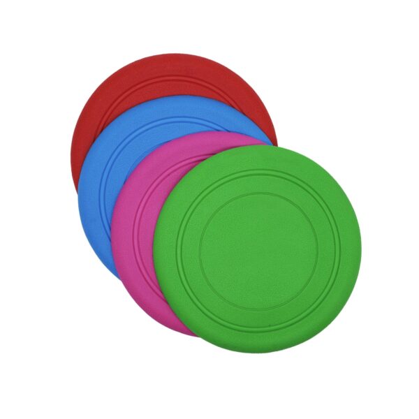 Bud'z Jouet En Caoutchouc Pour Chien - Disque Volant Tordant, Couleurs Assorties 10cm