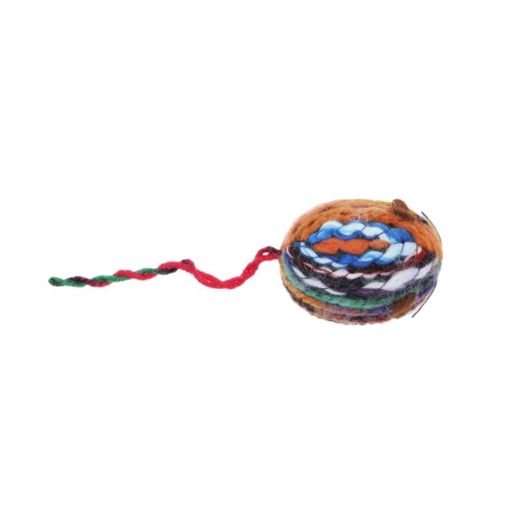 Bud'z Jouet pour Chat - Souris en laine avec herbe à Chat - | Multicolore 5cm