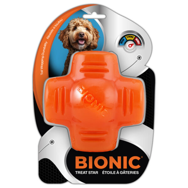 Bionic - Jouet pour chien - Étoile à gâteries |12,5 cm (5 po)