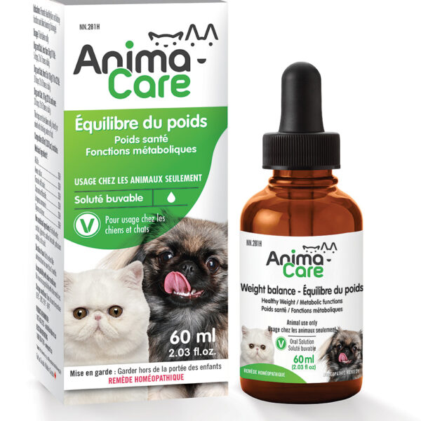 Anima Care - Solution orale | Équilibre du poids / Fonctions métaboliques 60ml