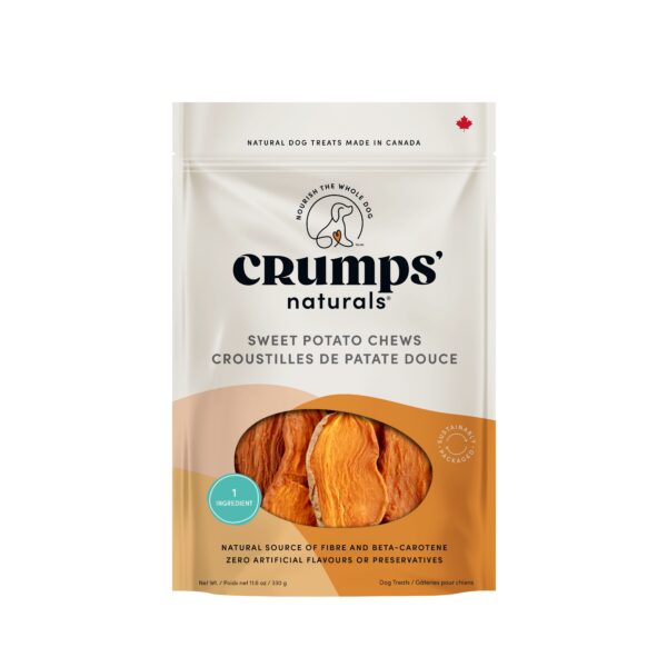 Crumps' Naturals Gâteries Pour Chien, Croustilles De Patate Douce