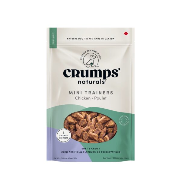 Crumps' Naturals, Mini-bouchées D'entrainement Pour Chien, Semi-humides Au Poulet