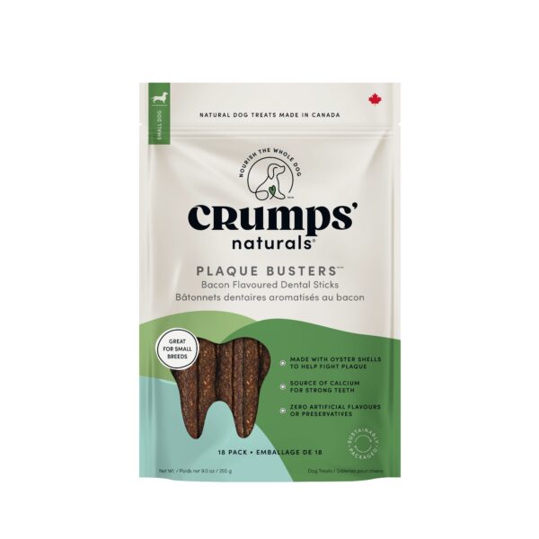 Crumps' Naturals Gâteries Pour Chien, "plaque Busters" Bacon