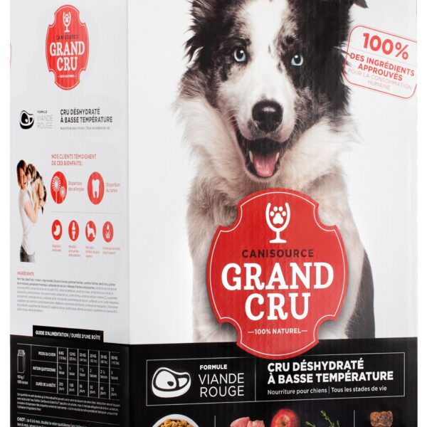 Canisource grand cru avec grains chien