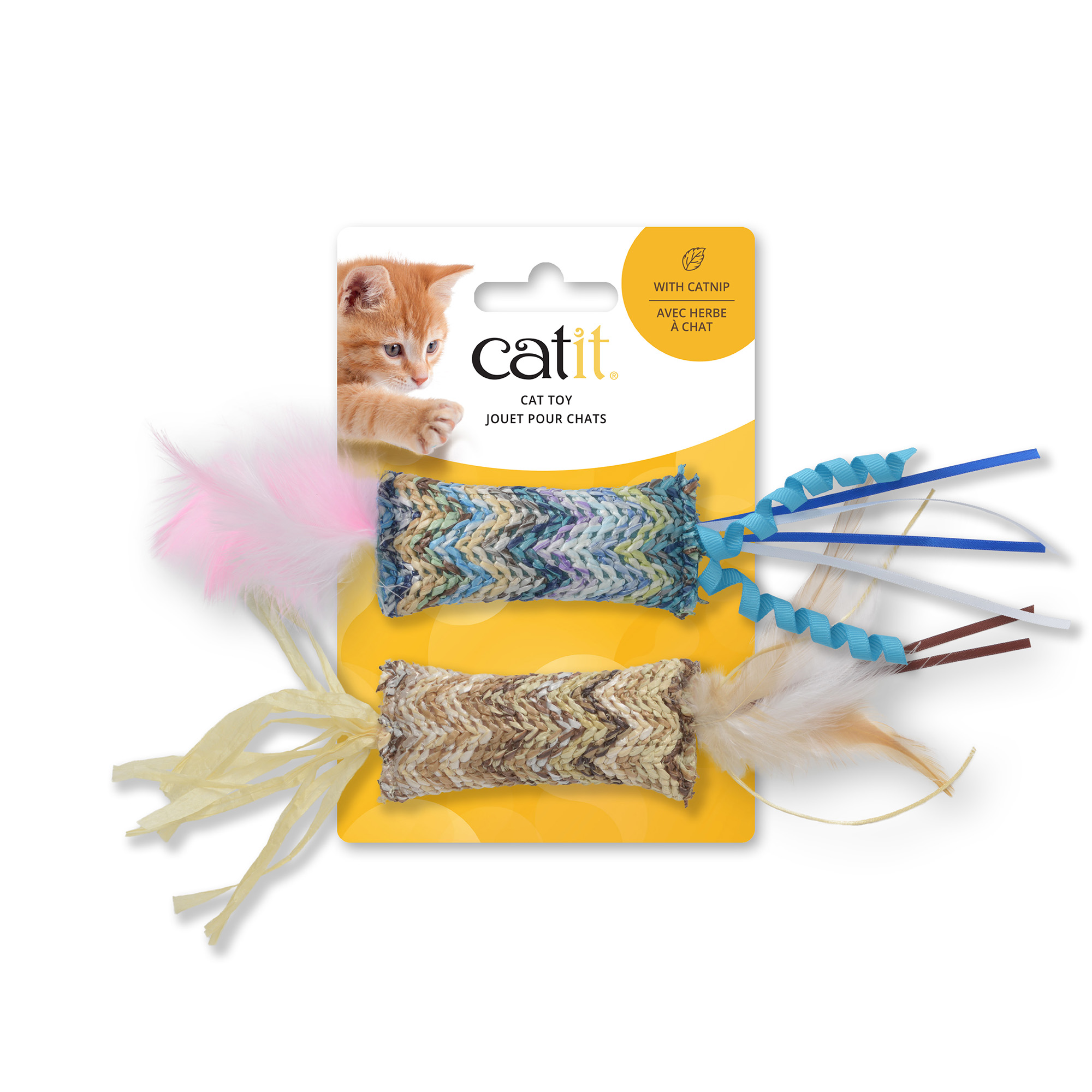 Catit - Jouet pour chats | Plumes naturelles - Paquet de 2