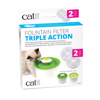 Catit Filtre pour fontaine fleur Triple Action