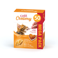Catit - Creamy friandises crémeuses à lécher pour chats - Paquet de 50