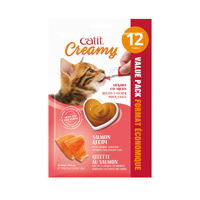 Catit Friandises crémeuses à lécher pour chats - Paquet de 12 x 15g