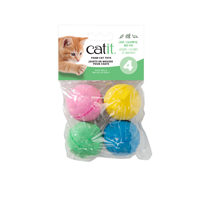 Catit Jouets en mousse pour chats balles de golf Pqt 4