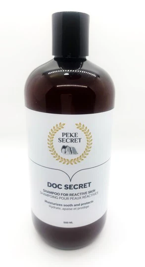 Peke Secret - Shampoing naturel pour chien et chat | Doc secret - 500ml