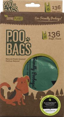 Define Planet - "poop Bags" de style "t-shirt" - 136 sacs
