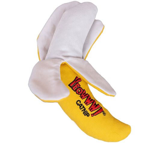 Ducky World Jouet D'herbe à Chat - Banane épluchée