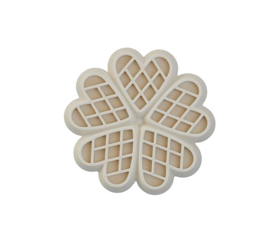 Dexypaws - Tapis De Léchage En Silicone "cache-cache" à Alimentation Lente | Coeurs - Crème Au Beurre – Image 2