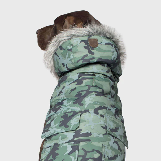 Canada Pooch - Everest Explorer - Veste Cargo résistante à l'eau pour chien | Camouflage vert – Image 2