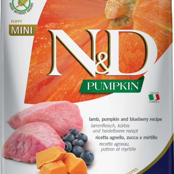 Farmina N&D Citrouille pour chiot Agneau & bleuets