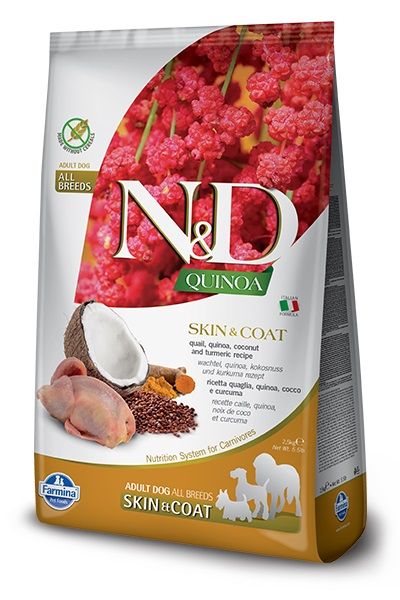 Farmina N&D Quinoa Peau & poils pour chien