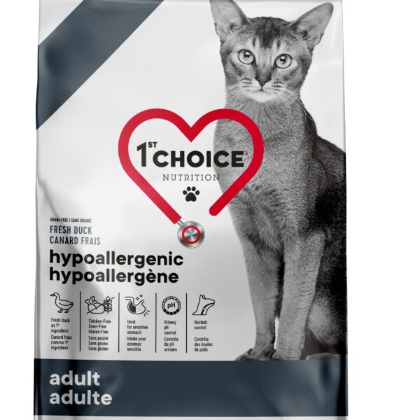 1st choice hypoallergène canard chat