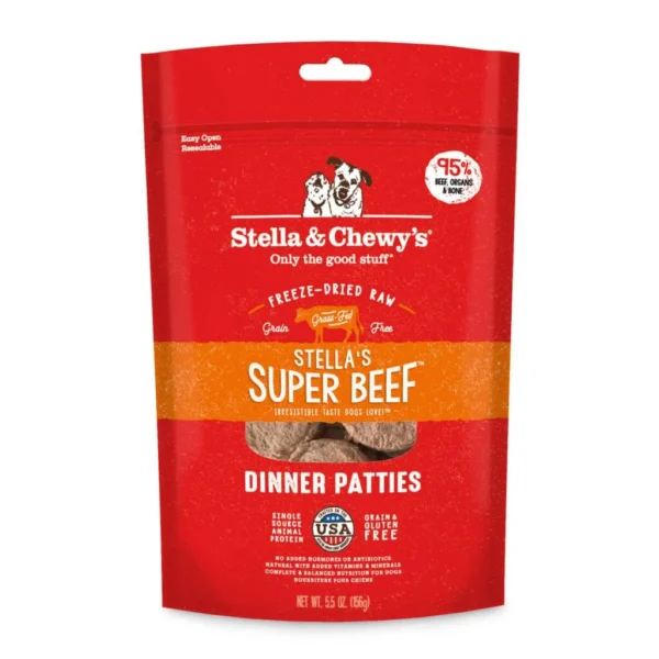 Stella & Chewy's repas lyophilisé pour chien Bœuf