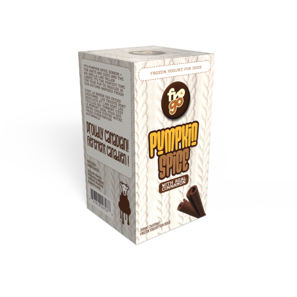 Big Country Raw - Yogourt de lait de chèvre congelé à la citrouille et aux épices - 300 ml